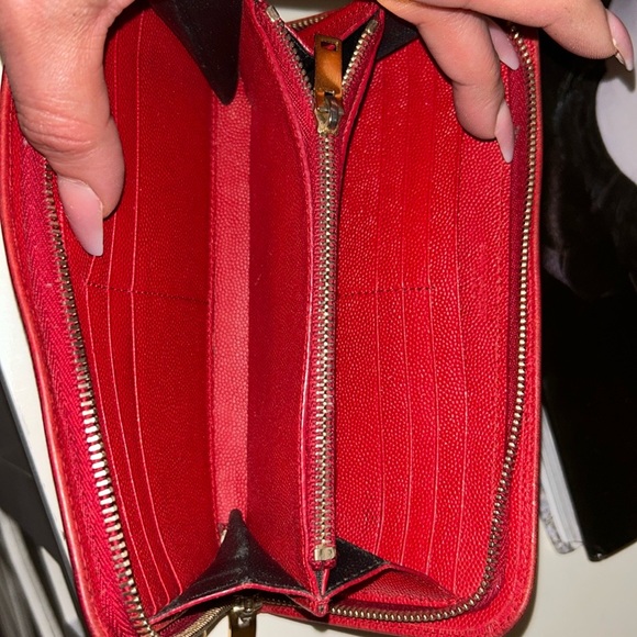 Saint Laurent bifold center zippered wallet - Picture 3 of 5